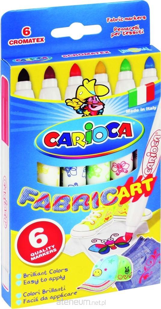 Carioca  Cromatex Stoffmarker 6 Farben CARIOCA 8003511409562