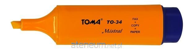 TOMA  Mistral-Orangen-Textmarker (10 StÃ¯Â¿Â½ck) TOMA 5901133034526