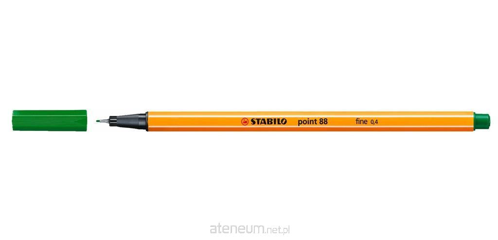 Stabilo Punktgr�ner Fineliner (10 St�ck) 88/36 STABILO 4006381217446