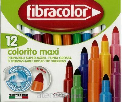 FIBRACOLOR  Mazaki Colorito maxi 12 kol. FIBRACOLOR 8008621018185