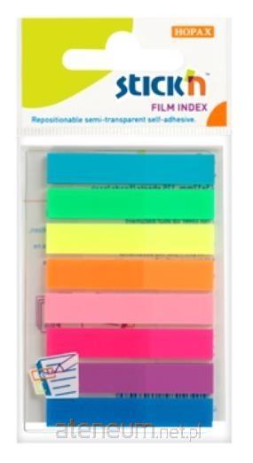 Stickn  Selbstgesteuerter Lesezeichen-Index Mischung aus 8 Neon-Klassikerfarben 4712759214015