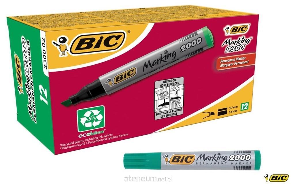 BIC  Permanentmarker Eco 2000 grün (12 Stück) BIC 3086122000026