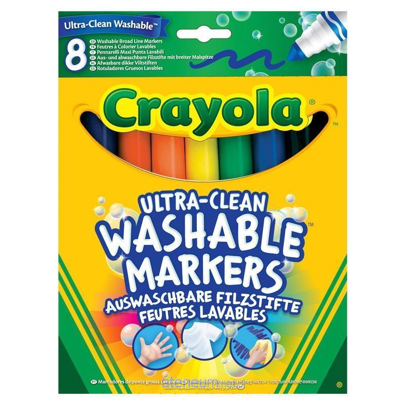 Crayola  Waschbare Marker, 8 Farben CRAYOLA 71662083281