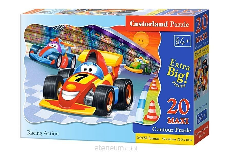 Castorland  Puzzle 20 Maxi – Renn-Action CASTOR 5904438002306