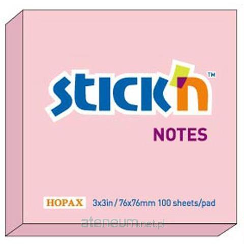 Stickn  Selbstklebendes Notizbuch in Pastellrosa 4712759211489