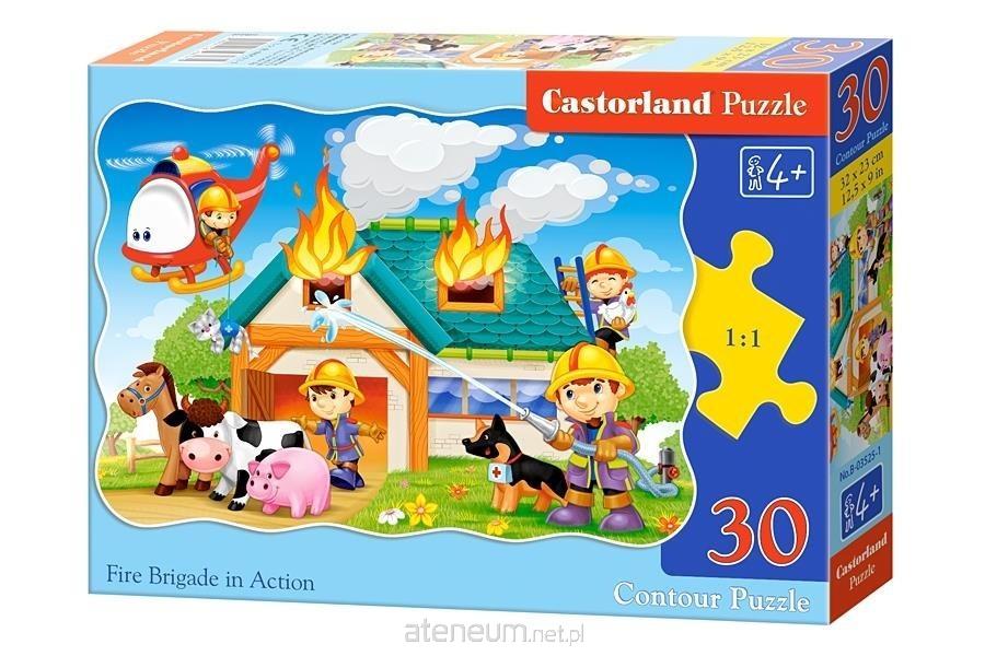 Castorland  Puzzle 30 Stra�acy w akcji CASTOR 5904438003525