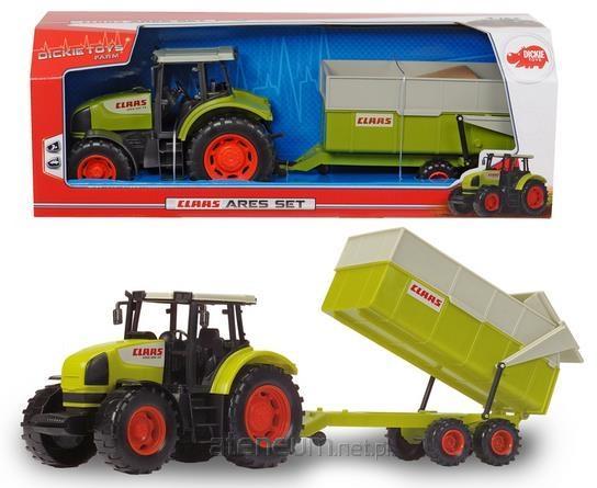 Dickie Toys  Claas Ares Traktor mit Anhänger 4006333039928