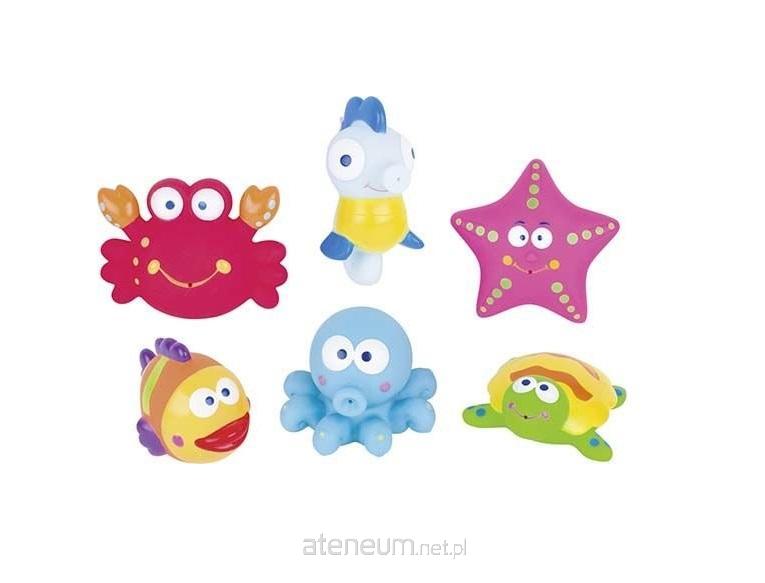 Goki  Badespielzeug aus Gummi – Tiere und Monster 4013594132060