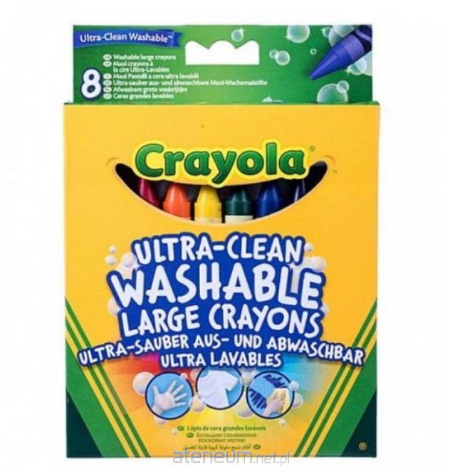 Crayola  Dicke, waschbare Buntstifte, 8 CRAYOLA-Farben 71662132828