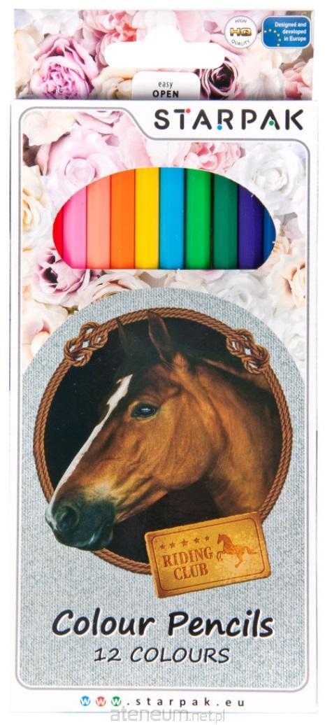 STARPAK  Pferde-Bleistiftstifte, 12 Farben 5901350225592