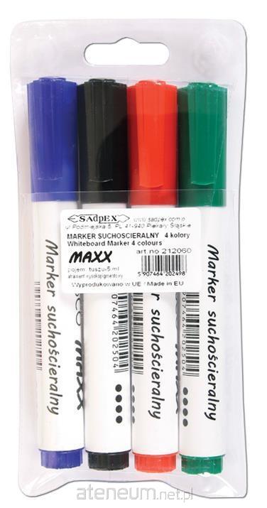 Cresco  Trocken abwischbarer Marker Maxx 4 Farben 5907464202498