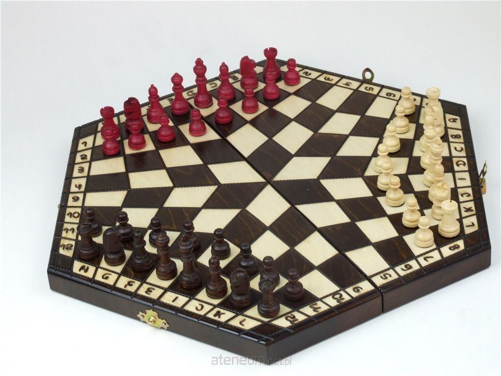 ABINO  ABINO 3-Personen-Schachspiel aus Holz 5907438272533