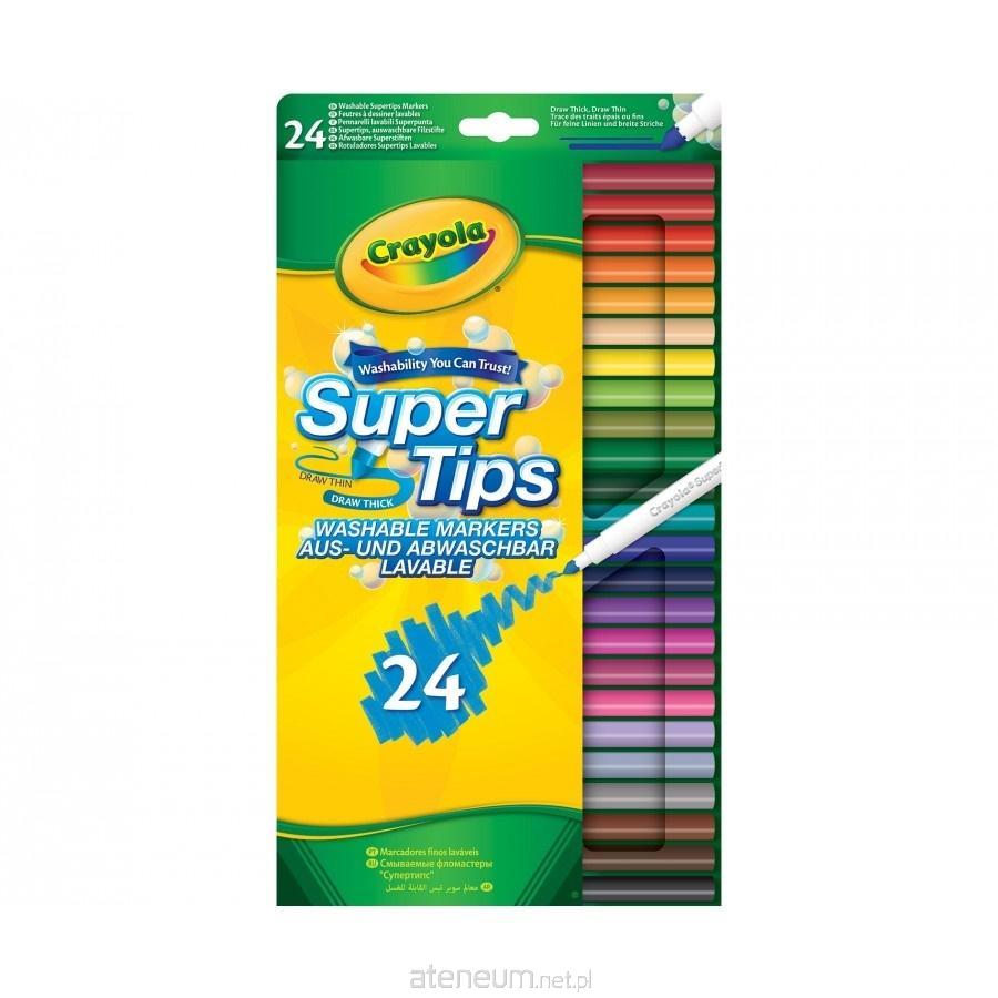 Crayola  Dicke und dünne Marker, 24 CRAYOLA-Farben 71662150570