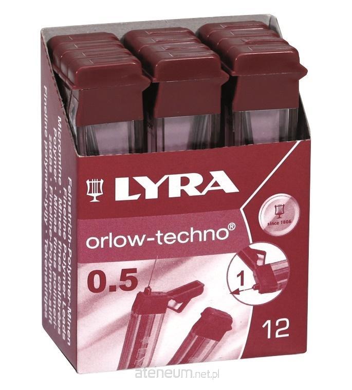 Lyra  Graphiteinsätze 2B 0,5mm (12 Stück) 4084900520048