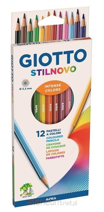 Giotto  Stilnovo Intense Buntstifte 12 Farben GIOTTO 8000825256509