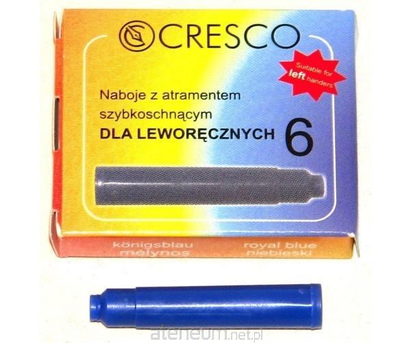 Cresco  Blaue Stiftpatronen, 6 Stück, für Linkshänder 5907464205970