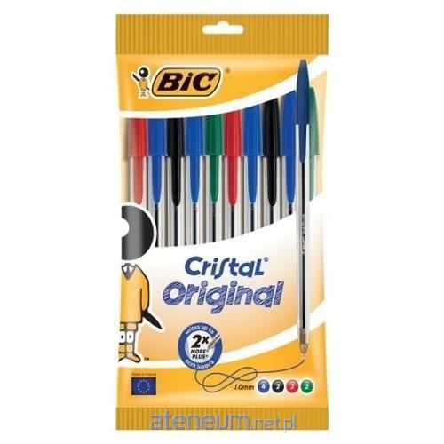 BIC  Cristal Original Beutelstift 10 Stück Mix BIC 3086121601125