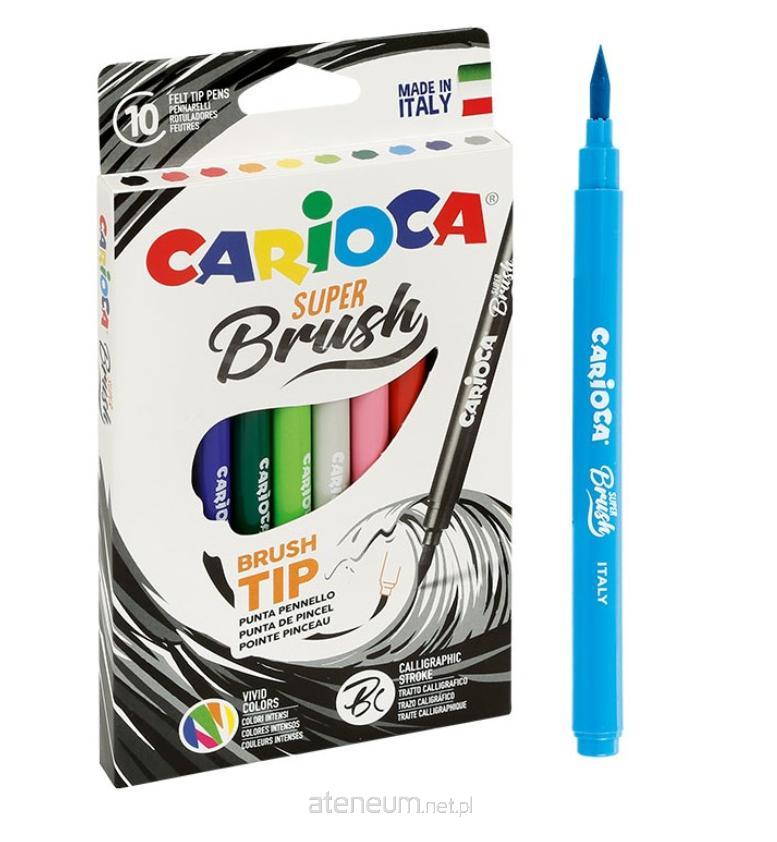 Carioca Pinselspitzenmarker 10 Farben CARIOCA 8003511429379