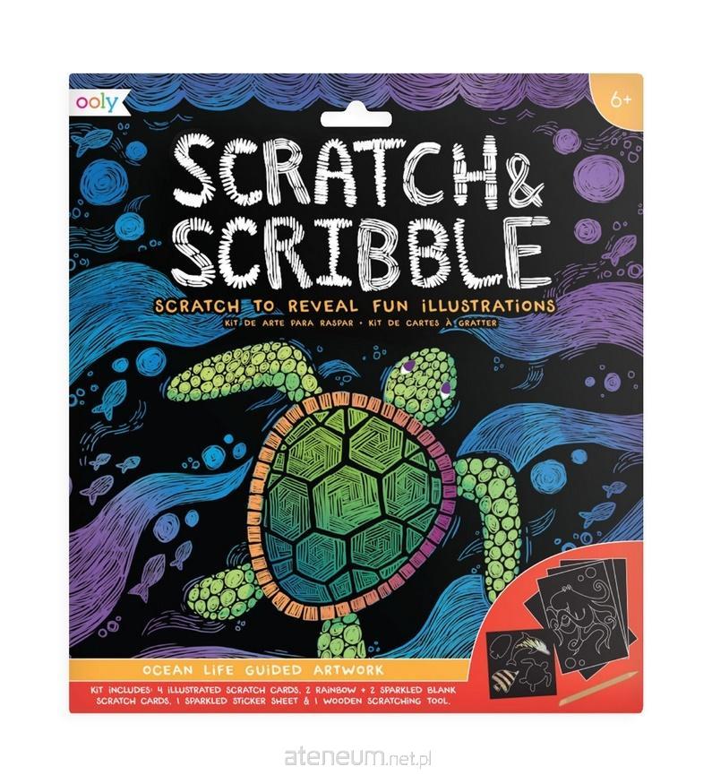 Kolorowe Baloniki  Scratch & Scribble Scratch Games Underwater World 810078030706