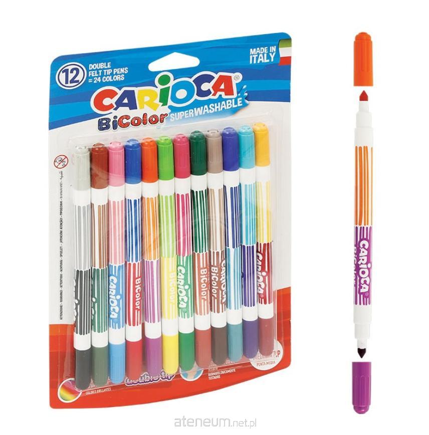 Carioca  BiColor-Marker 12/24 Farben CARIOCA 8003511422653