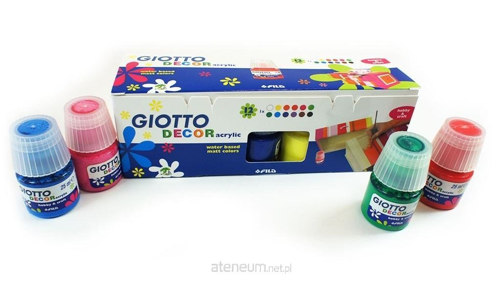 Giotto  Acrylfarben Dekor Acryl 12 Farben GIOTTO 8000825006159