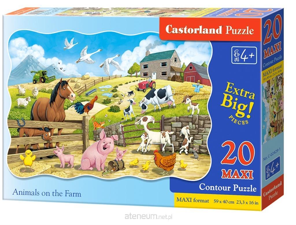 Castorland  Puzzle 20 Maxi – Tiere auf dem Bauernhof CASTOR 5904438002429
