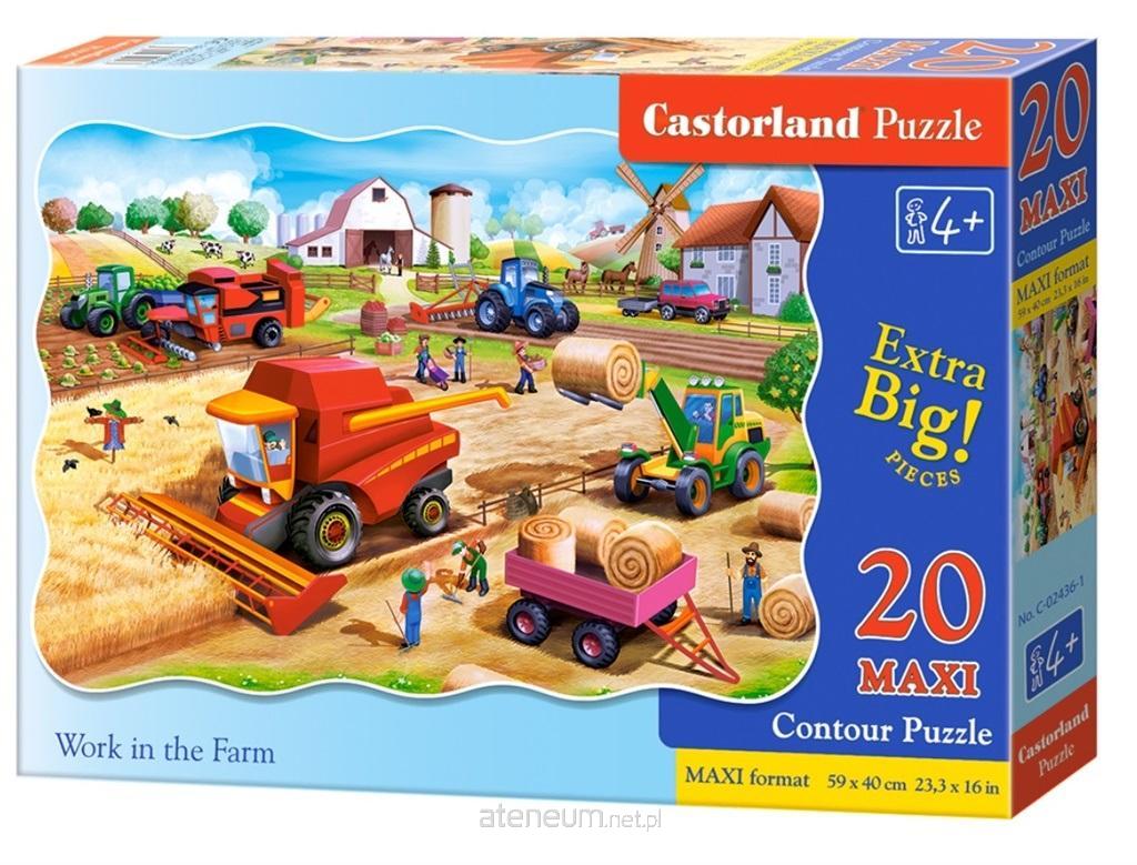 Castorland  Puzzle 20 max – Arbeit auf der Farm CASTOR 5904438002436