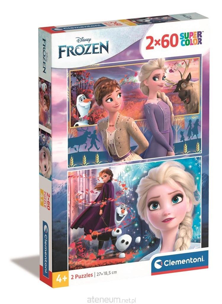 Clementoni  Puzzle 2x60 Super Color Frozen 2 8005125216093