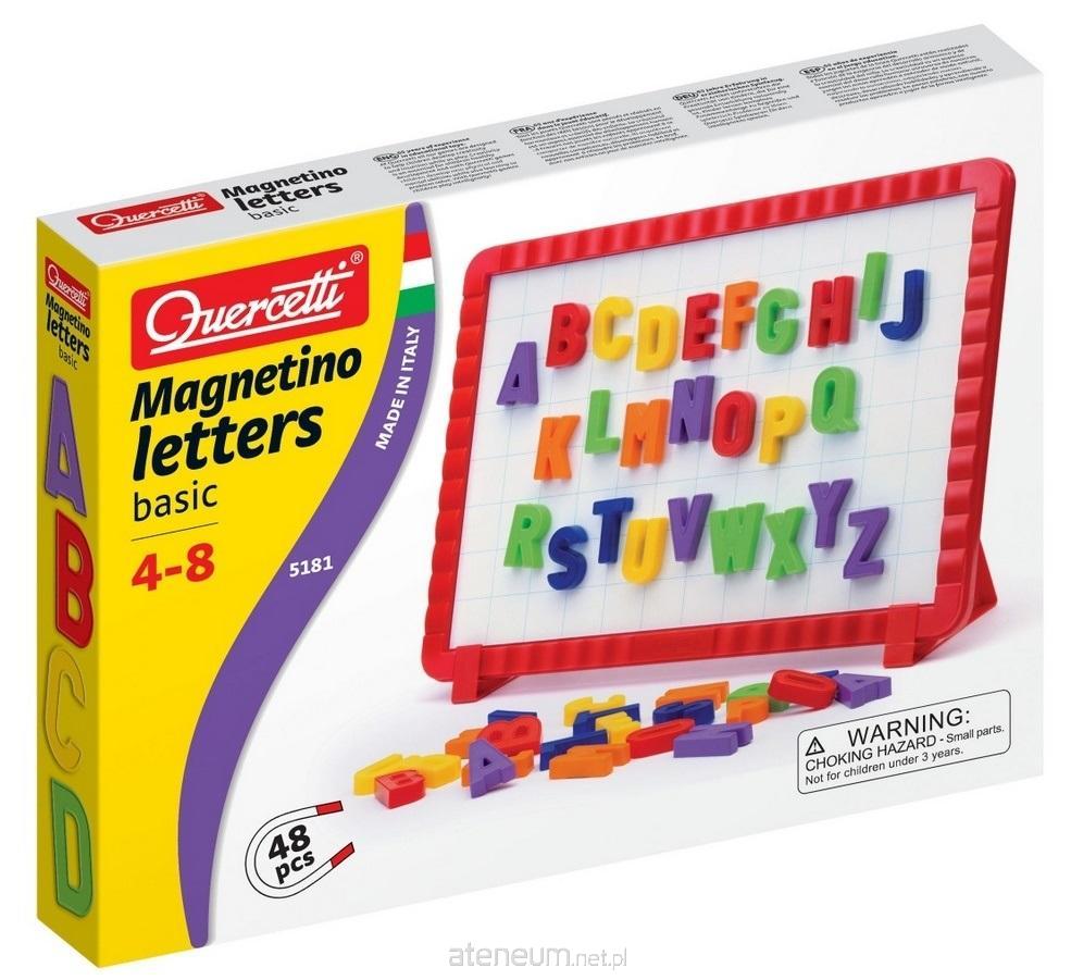 Quercetti  Magnettafel „Basic Letters“. 8007905051818