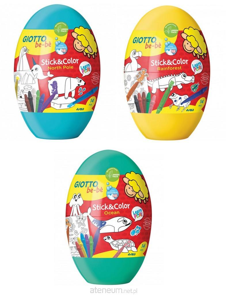 Giotto  Egg Surprise Bebe Buntstifte 8 Farben mixGIOTTO 8000825035289