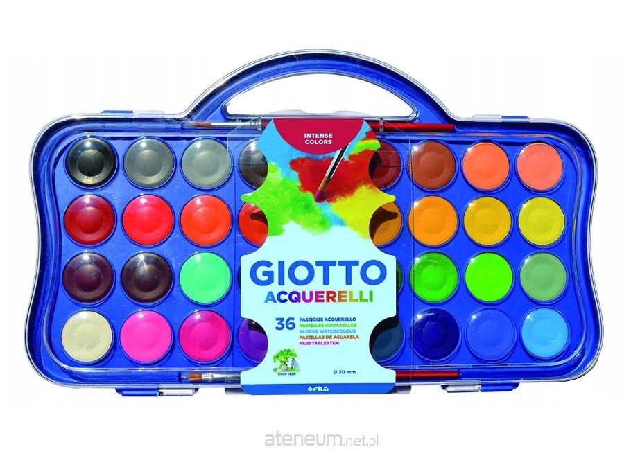 Giotto  Aquarellfarben in Tabletten 36 Farben GIOTTO 8000825353734