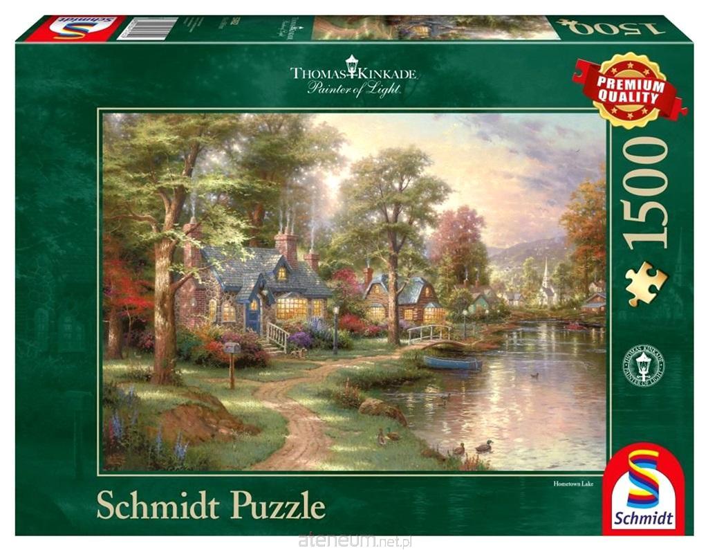 Schmidt Puzzle PQ 1500 Thomas Kinkade Am See G3 4001504574529