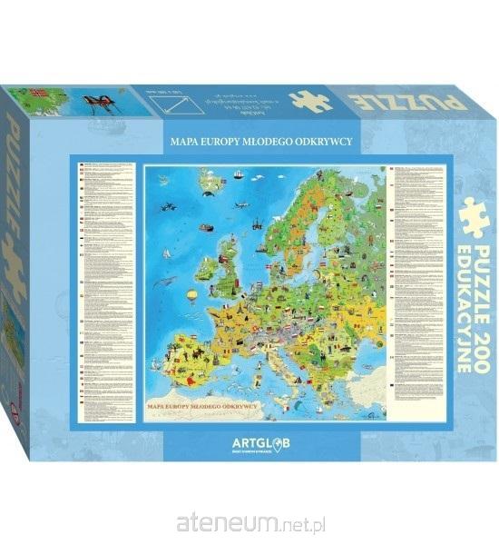 Artglob  Puzzle 200 – Das Europa junger Entdecker 5907751190231