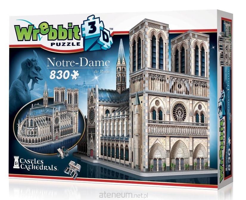 Tactic Wrebbit Puzzle 3D 830 el Notre Dame de Paris 665541020209