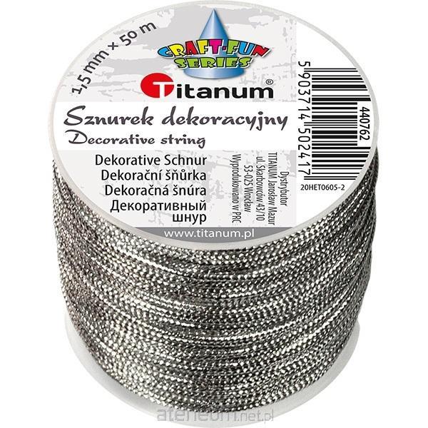 Titanum  Metallisierte Schnur mit einem 1,5 mm x 30 m groï¿½en Silberkern 5903714502417