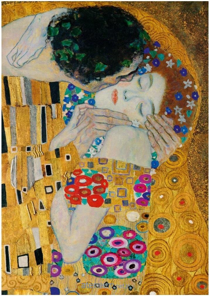 Bluebird Puzzle  Puzzle 1000 Der Kuss - Fragment, Gustav Klimt 3663384600791