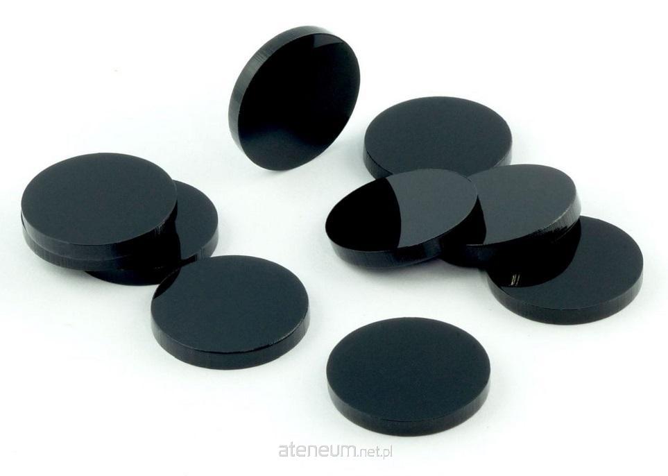 Crafters  Acrylmarker, schwarz, rund, 15x3mm, 10 Stk 5903794170223