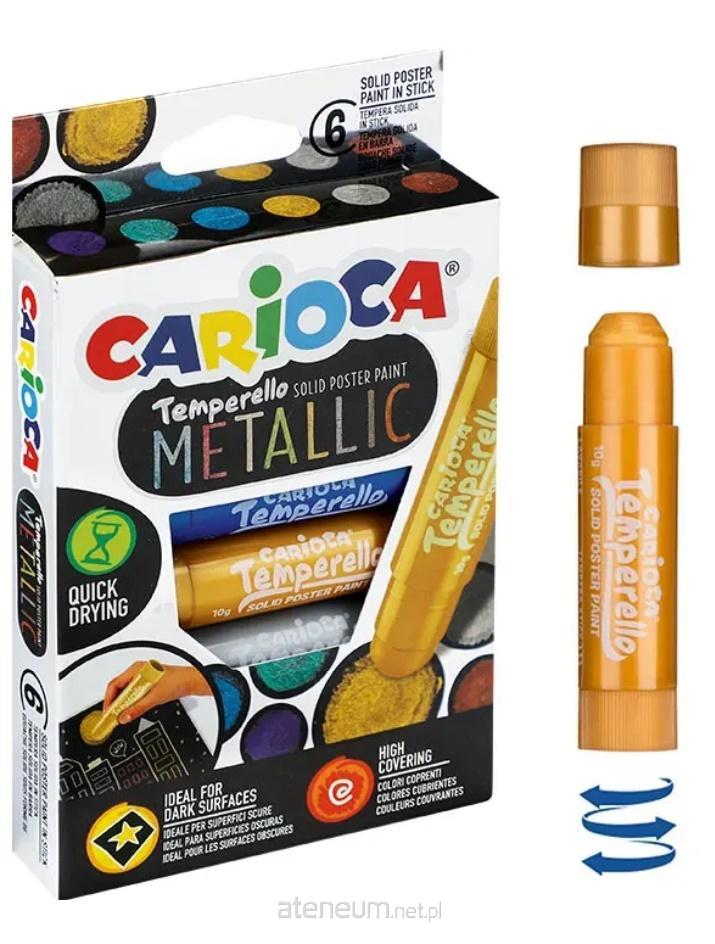 Carioca  Temporello Metallic-Lackstifte 6 Farben CARIOCA 8003511426743