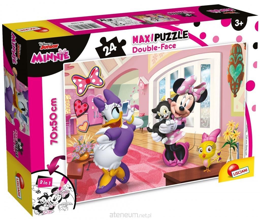Lisciani  Supermaxi 24 Minnie Mouse doppelseitiges Puzzle 8008324074068