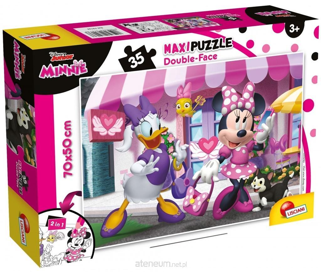 Lisciani  Doppelseitiges Puzzle Supermaxi 35 Minnie Mouse 8008324074136