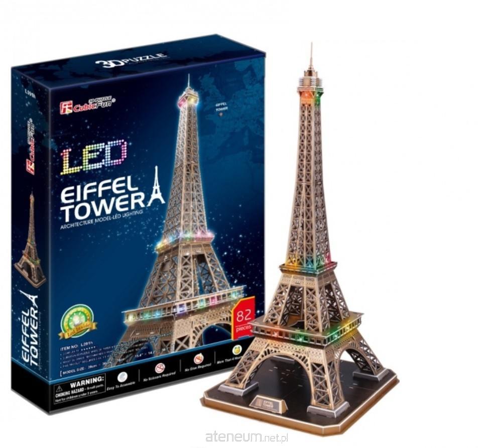Cubic Fun  3D-Eiffelturm-LED-Puzzle 6944588205072