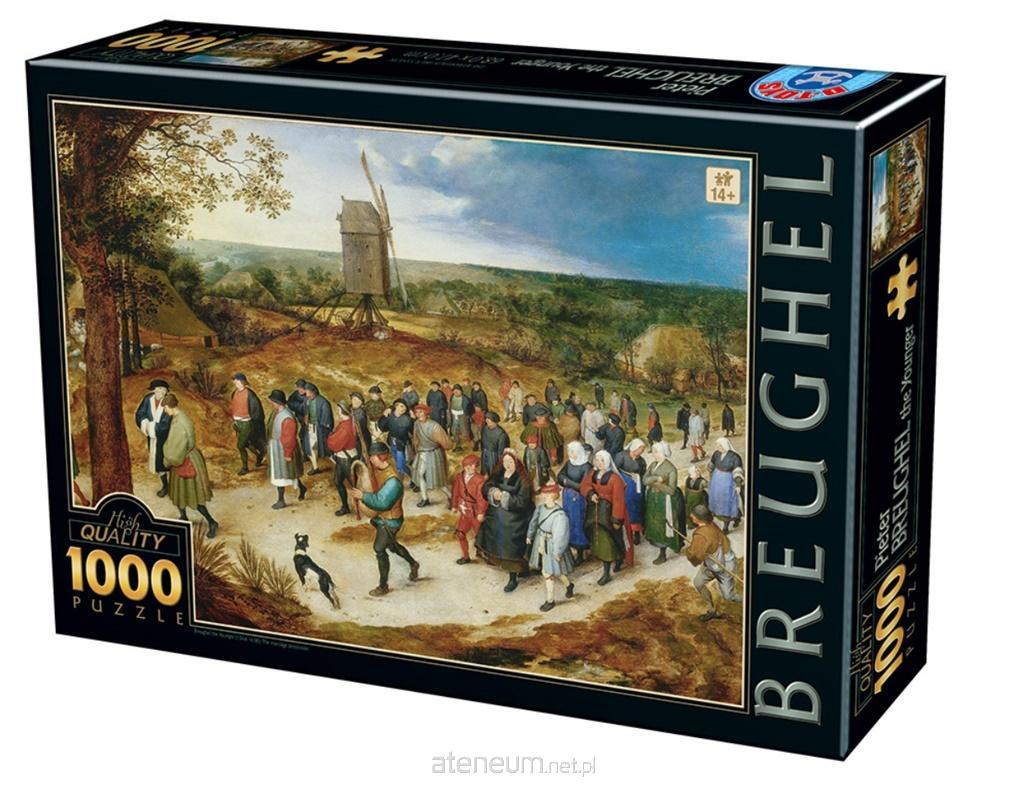 D-Toys  Puzzle 1000 Brueghel, Hochzeitszug 5947502876854