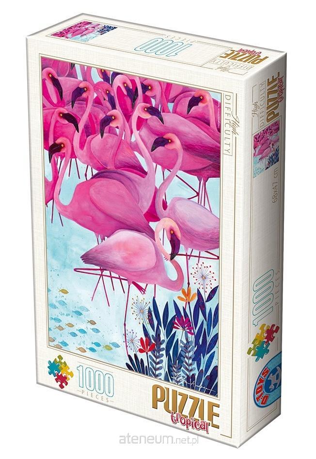 D-Toys  Puzzle 1000 Andrea Kurti, Flamingos 5947502875192