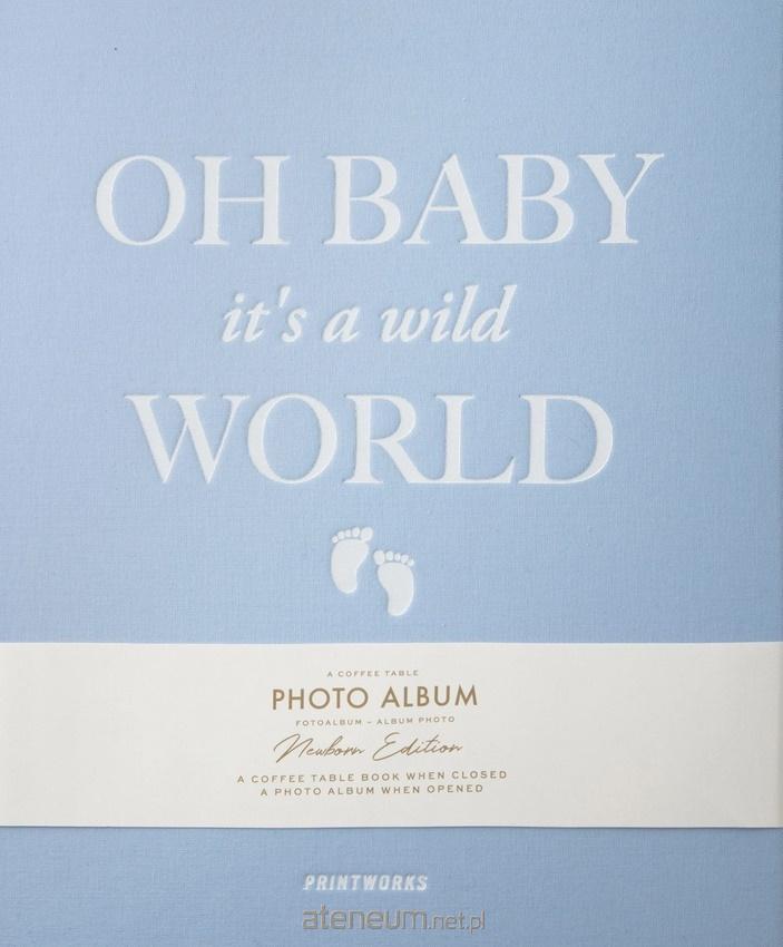 PRINTWORKS  Fotoalbum. Baby, es ist eine wilde Welt. Blau 7350108172486