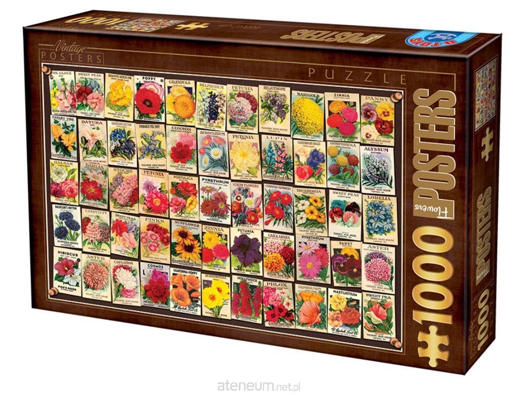 D-Toys  Puzzle 1000 Blumen 5947502874492