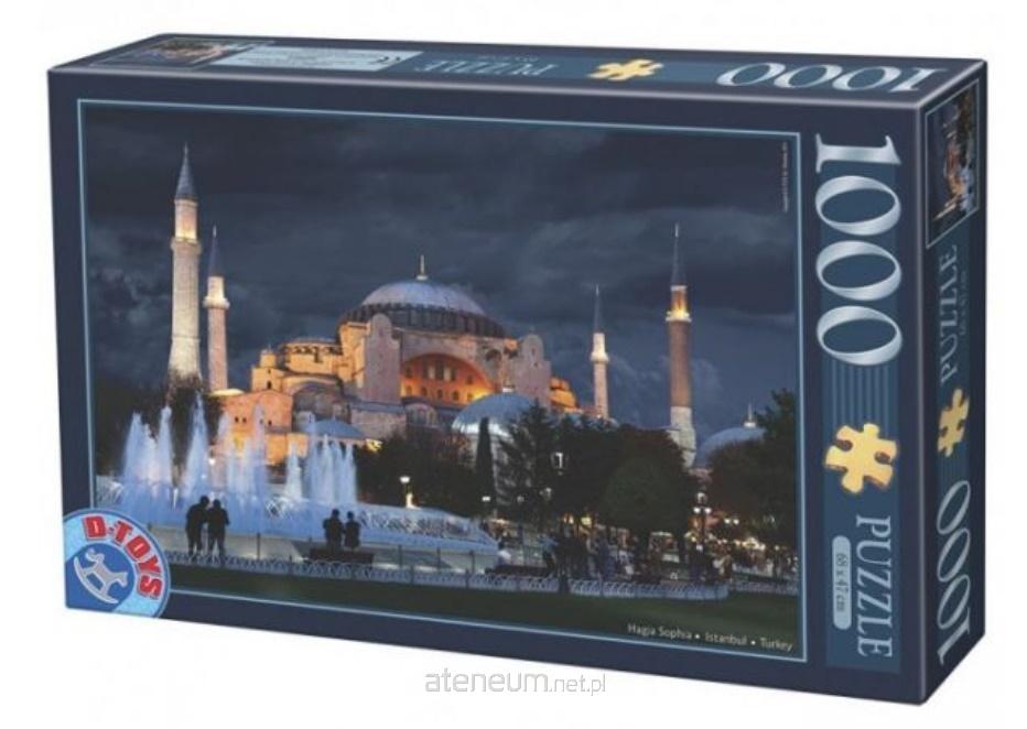 D-Toys  Puzzle 1000 Türkiye, Istanbul – Hagia Sophia 5947502874829