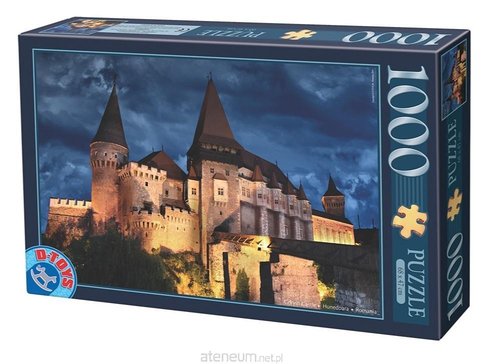 D-Toys  Puzzle 1000 Rumänien, Corvin Castle bei Nacht 5947502874775