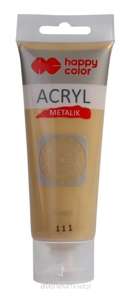 GDD  Acrylfarbe 75 ml Metallic-Gold HAPPY COLOR 5902979001161
