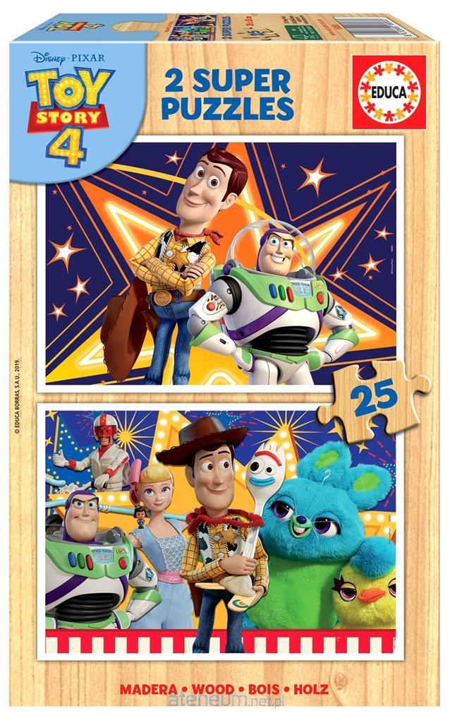 Educa  Puzzle 2x25 Toy Story 4 (Holz) G3 8412668180833