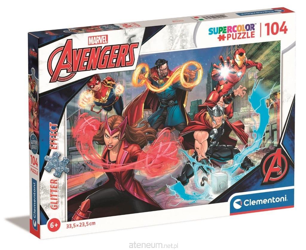 Clementoni  Puzzle 104 Brokat The Avengers 8005125203475